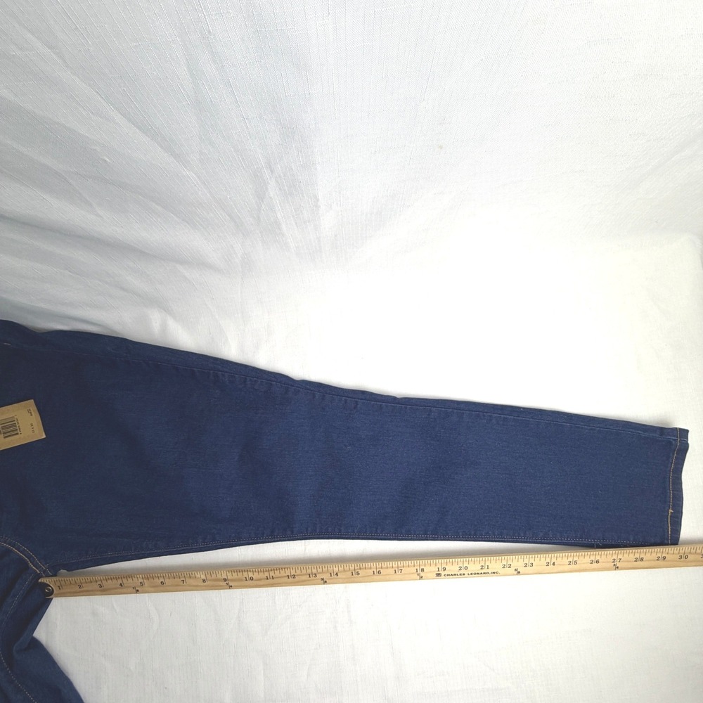 Levi's 711 Skinny Jeans Women 16 (33 x 30) Hypersoft Sculpt Dark Wash Denim - Picture 15 of 16